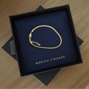 Monica Vinader Heirloom Golden Chain Bracelet